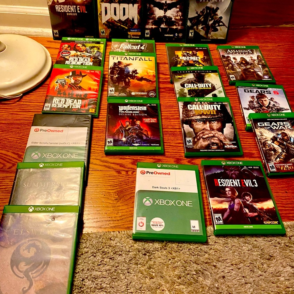 SOLD - Microsoft Xbox One video games